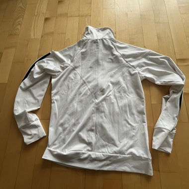 Weisse adidas Trainingsjacke