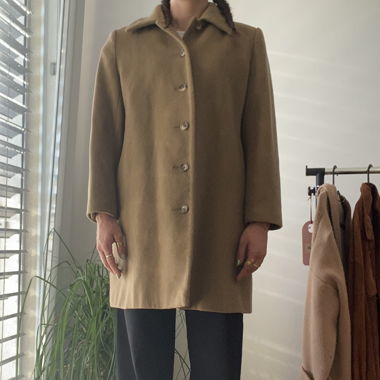 Wool mid-length Coat (Brand: s.Rothschild)