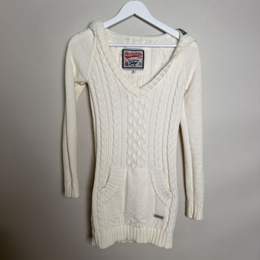 Abito maglia con cappuccio Superdry