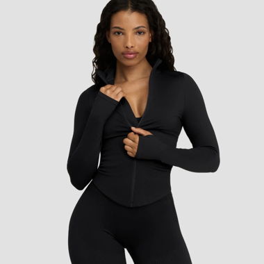 Giacca Activewear nera Thrivin