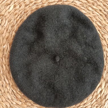 Berretto nero in lana