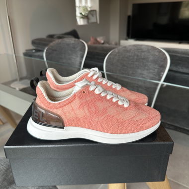 Chanel Coral Sneakers