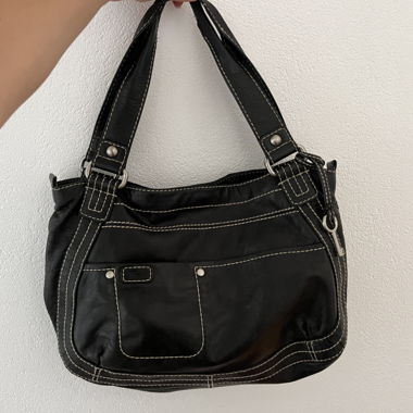 schöne Y2K-Handtasche aus echtem Leder