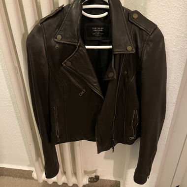 Veste en cuir Zara 