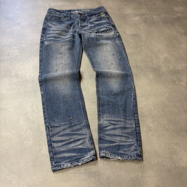 Jeans Banana Seven lavés à la japonaise