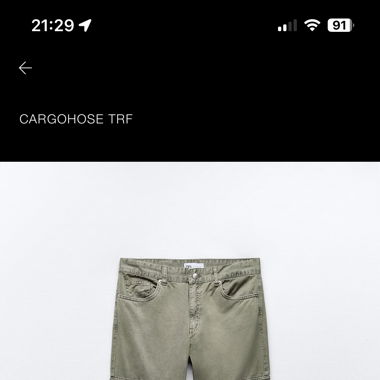 Khaki Cargohose
