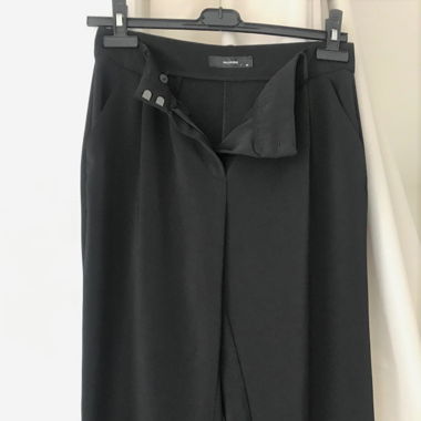 Elegante schwarze Damenhose von Hallhuber, Gr. 36,