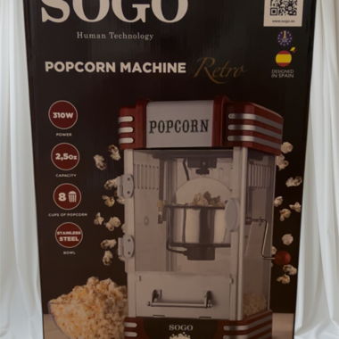Retro popcorn machine