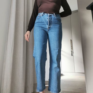 Straight-cut Levi's jeans