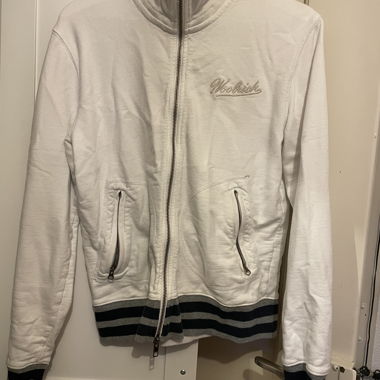 Woolrich veste blanche à fermeture éclair S