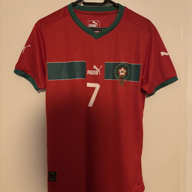 Morocco Football Shirt Jersey Ziyech L