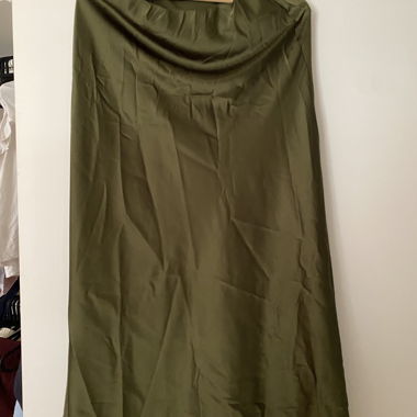 Olive green skirt