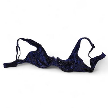 Velvet purple vintage bra