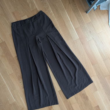 Pantalon large marron Jacqueline Riu M