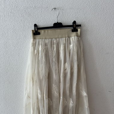 White skirt