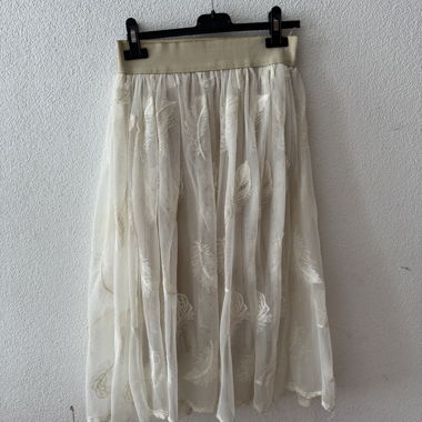 White skirt