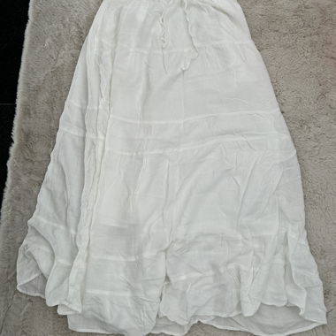 Gonna maxi Hollister bianca, S