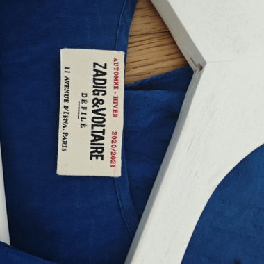 Robe bleu électrique Zadig & Voltaire