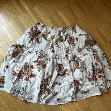 White skirt