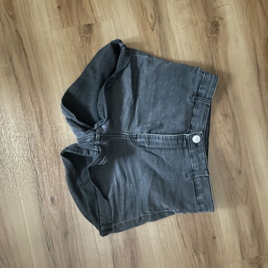 Shorts in denim nero