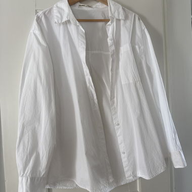 Blusa oversize bianca