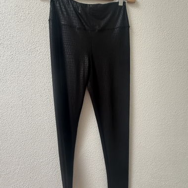 Leggings noirs à effet brillant
