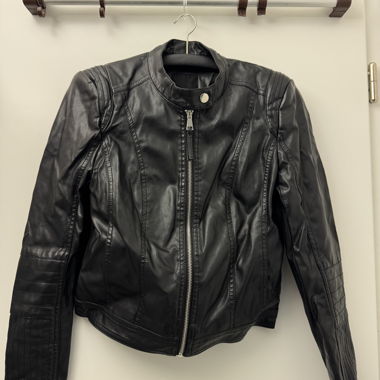 Jacke aus Lederimitat Gr. S
