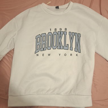 White Brooklyn Sweatshirt