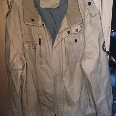 Beige casual jacket