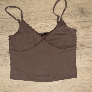 Top marrone, taglia XS