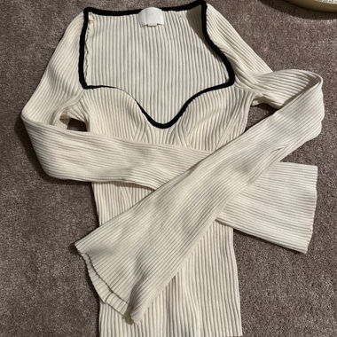 Ribbed Long-Sleeve Jumper, H&M