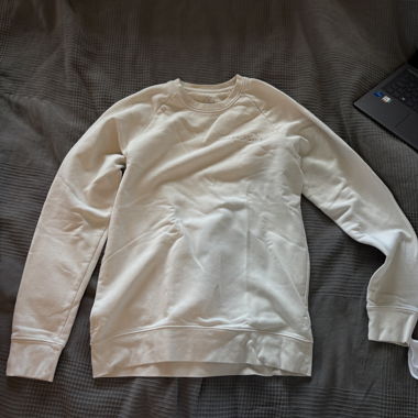 Cream-white Sweatshirt "IT'S ONLY WATER"