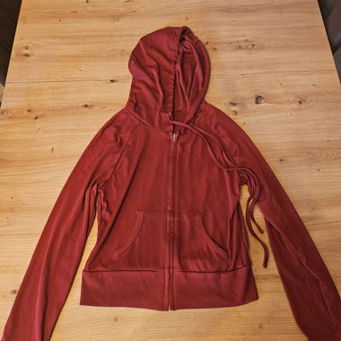 Giacca hoodie rossa Shein Taglia L