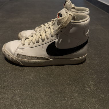 White Nike High-Top Sneakers