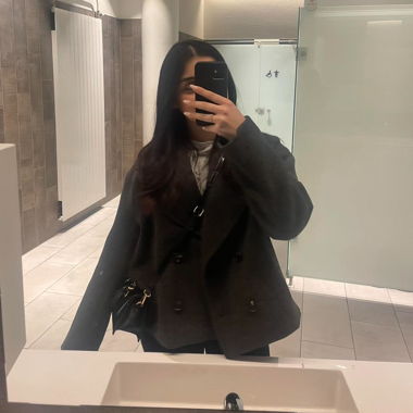 zara jacket grey worn it one time!