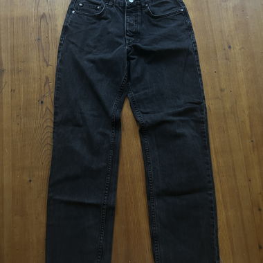 jeans noir boohoo