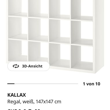 Étagère IKEA KALLAX 147x147 cm