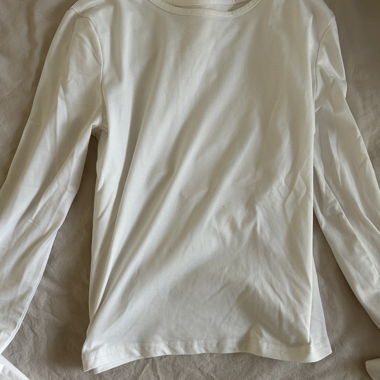 White Long-Sleeve T-Shirt