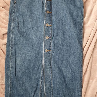 Levi's Denim Skirt with Button Placket Gr. 27
