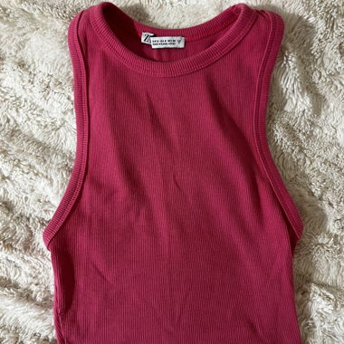 Pinkes Crop-Top