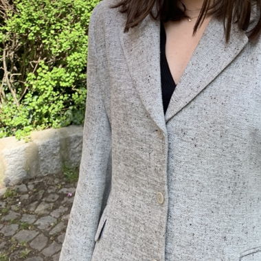 Blazer/Mantel in grau