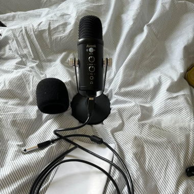 Micro à postcast 