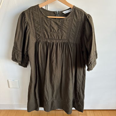 Zara Kleid Khaki