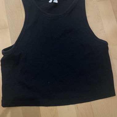 Schwarzes Tanktop