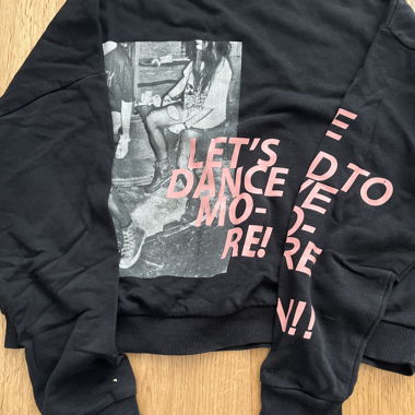 Pull court imprimé