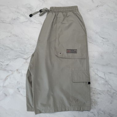 Beige Cargo Shorts