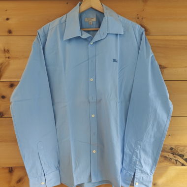 Camicia Burberry azzurro chiaro