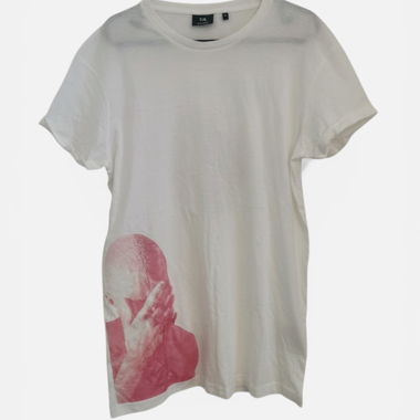 T-shirt grafica bianca Frank Ocean