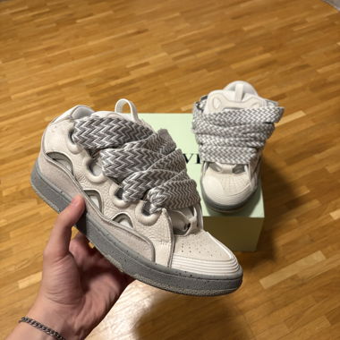 Baskets Lanvin Curb grises