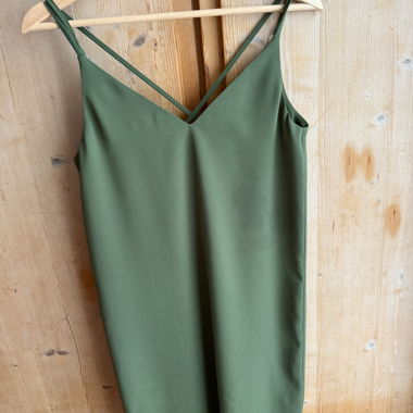 Topshop green Slipkleid EU 34